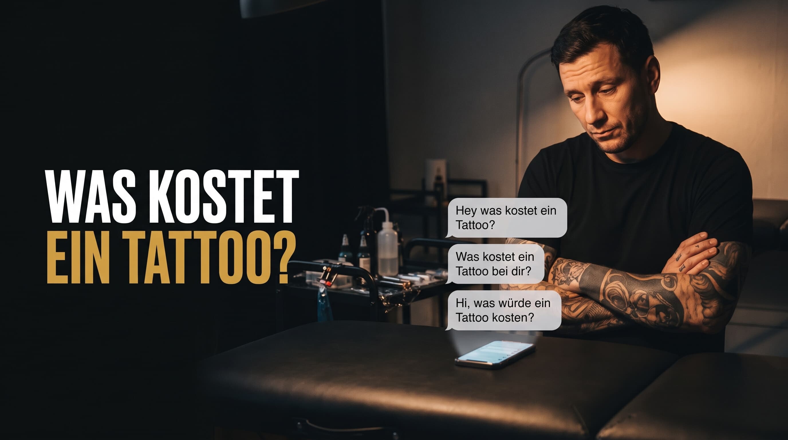 „Was kostet ein Tattoo bei dir?" – die DM, die dich mehr kostet als den Kunden